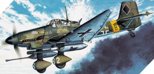 ACA-12450 Academy 1/72 Ju-87G Stuka "Tank Buster" Plastic Model Kit [12450] Academy