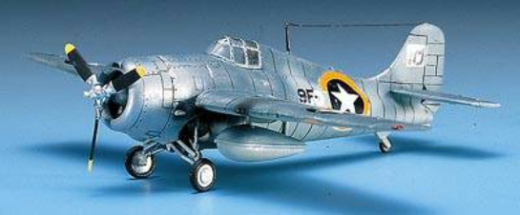 ACA-12451 Academy 1/72 F4F-4 Wildcat Plastic Model Kit [12451] Academy