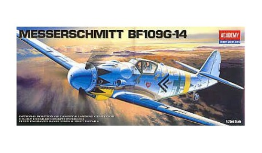 ACA-12454 Academy 1/72 Messerschmitt BF109G-14 Plastic Model Kit [12454] Academy