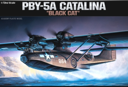 ACA-12487 Academy 1/72 PBY-5A Catalina Plastic Model Kit *Aus Decals* [12487]