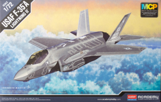 ACA-12507 Academy 1/72 F-35A Lightning II MCP Plastic Model Kit *Aus Decals* [12507] Academy