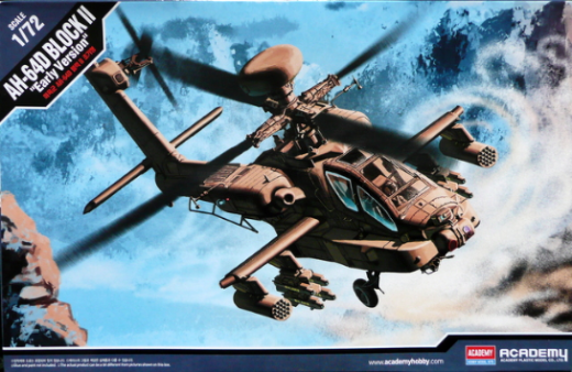 ACA-12514 Academy 1/72 AH-64D Block II Apache Plastic Model Kit [12514]