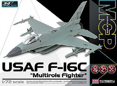 ACA-12541 Academy 1/72 USAF F-16C "Multirole Fighter" MCP Plastic Model Kit [12541]