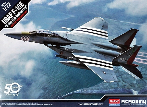 ACA-12568 Academy 1/72 USAF F-15E "D-Day 75th Anniversary" Plastic Model Kit [12568] Academy