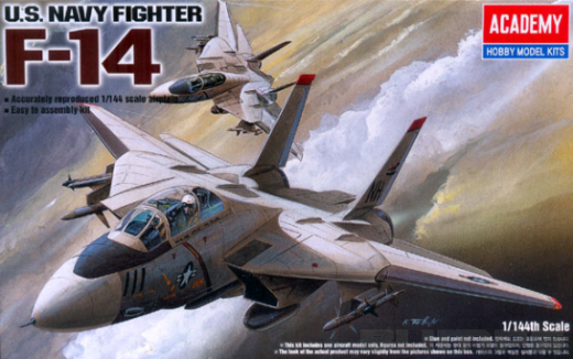 ACA-12608 Academy 1/144 F-14A Tomcat Plastic Model Kit [12608] Academy