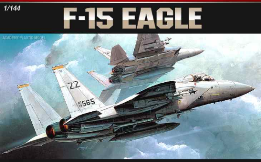 ACA-12609 Academy 1/144 F-15C Eagle Plastic Model Kit [12609] Academy