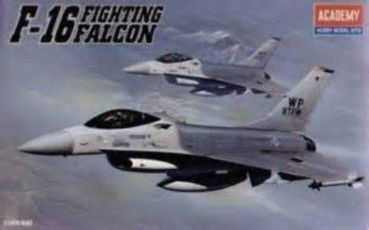 ACA-12610 Academy 1/144 F-16 Fighting Falcon Plastic Model Kit [12610] Academy