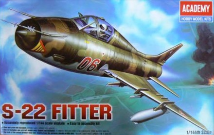 ACA-12612 Academy 1/144 SU-22 Fitter Plastic Model Kit [12612]