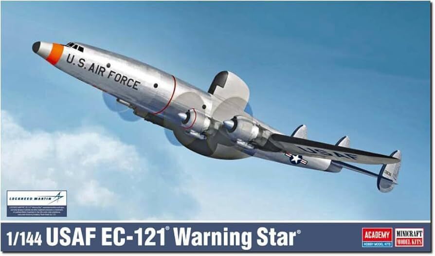 Academy 1/144 USAF EC-121 Warning Star Plastic Model Kit