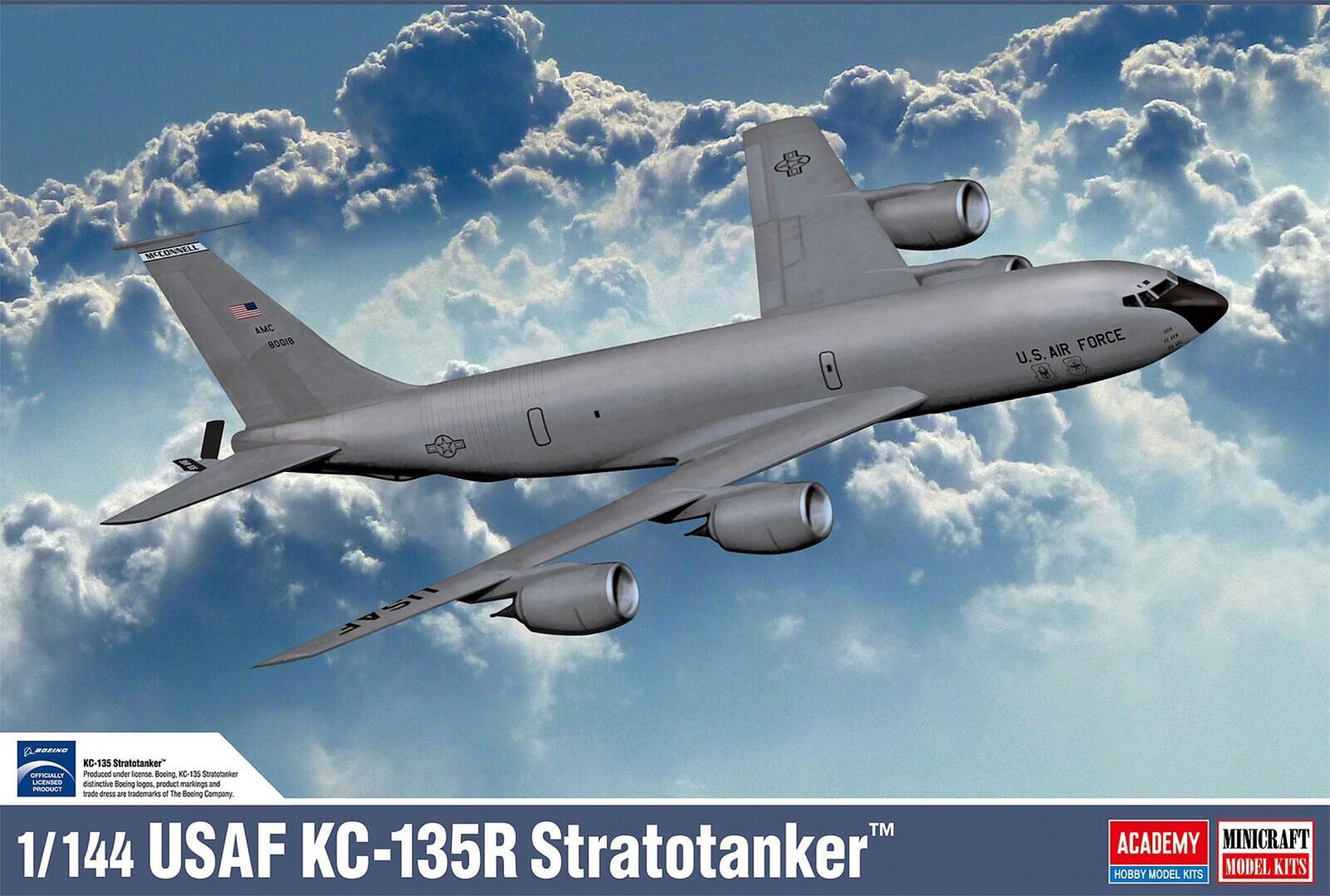 Academy 1/144 USAF KC-135R Stratotanker Plastic Model Kit