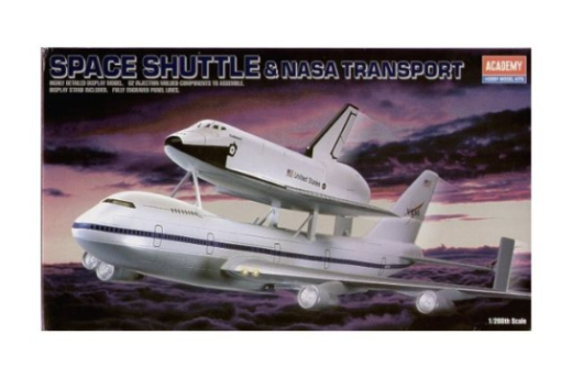 ACA-12708 Academy 1/288 Shuttle & 747 Carrier Plastic Model Kit [12708] Academy
