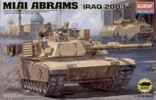ACA-13202 Academy 1/35 M1A1 Abrams "Iraq 2003" Plastic Model Kit *Aus Decals* [13202] Academy