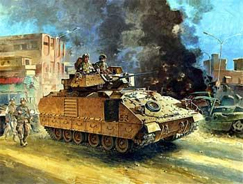 ACA-13205 Academy 1/35 M2A2 Bradly OIF Plastic Model Kit [13205] Academy