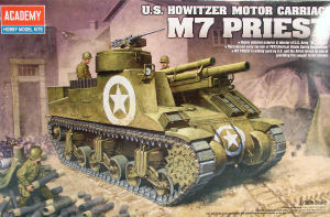 ACA-13210 Academy 1/35 M7 Priest Plastic Model Kit [13210] Academy