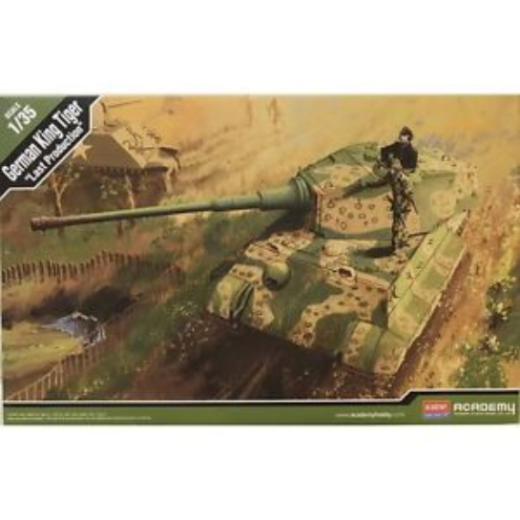 ACA-13229 Academy 1/35 German Kingtiger "Last Production" Plastic Model Kit [13229] Academy