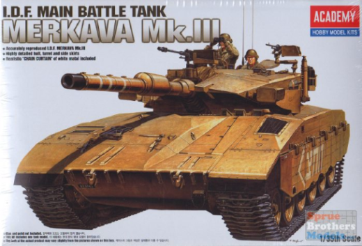 ACA-13267 Academy 1/35 I.D.F. Merkava Mk III Plastic Model Kit [13267] Academy