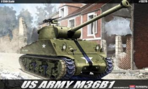 ACA-13279 Academy 1/35 US Army M36B1 GMC Plastic Model Kit [13279] Academy