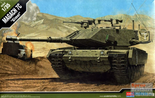 ACA-13297 Academy 1/35 Magach 7C "Gimel" Plastic Model Kit [13297]