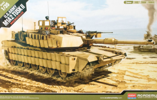 ACA-13298 Academy 1/35 U.S. Army M1A2 Tusk II Plastic Model Kit [13298]