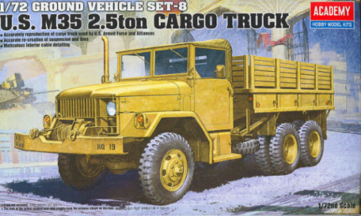 ACA-13410 Academy 1/72 M35 2.5Ton Truck Plastic Model Kit [13410] Academy
