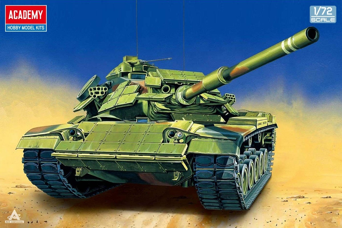 ACA-13425 Academy 1/72 USMC M60A1 RISE (P) Plastic Model Kit Academy