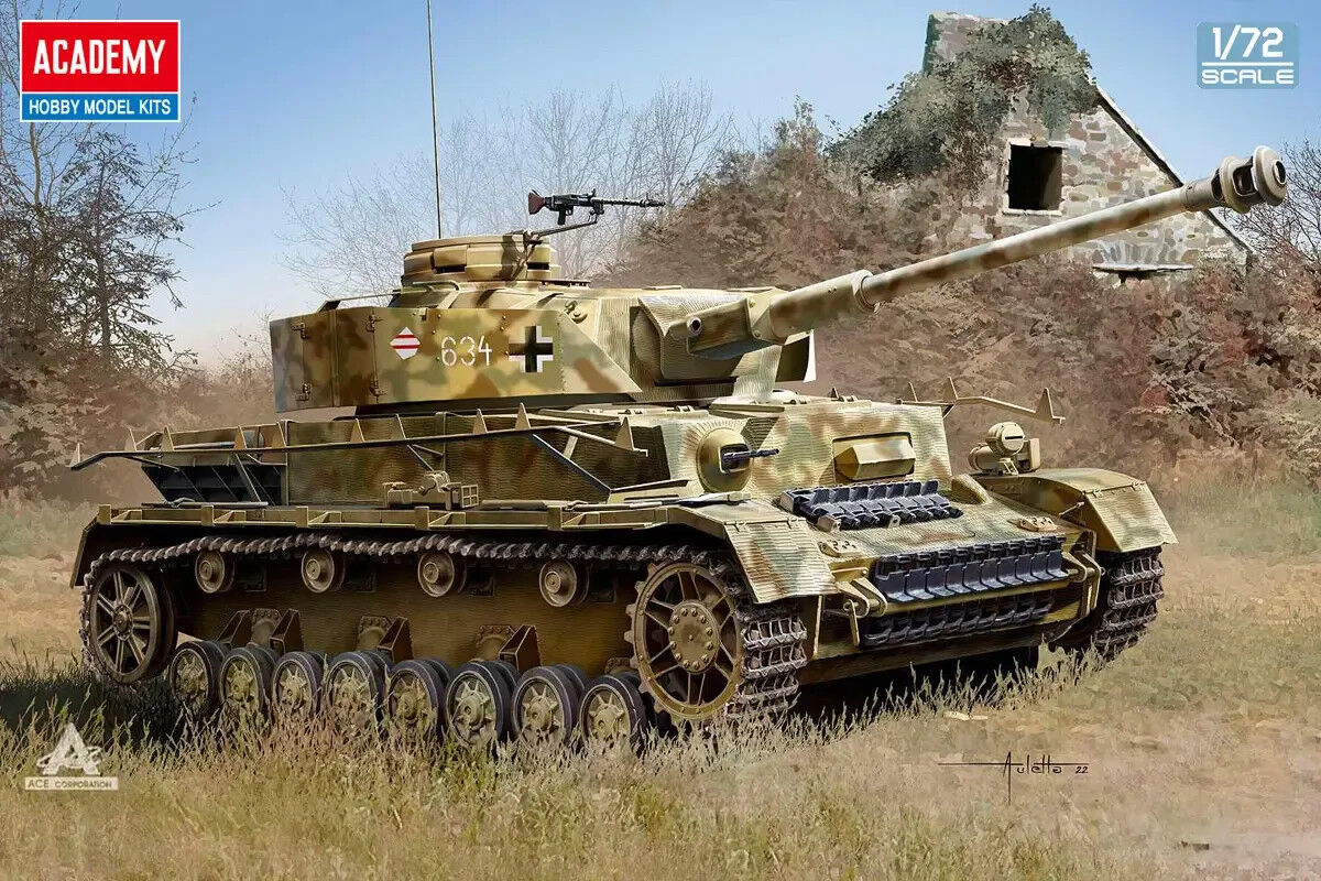 Academy 1/72 German Pz.Kpfw.IV Ausf.H Plastic Model Kit