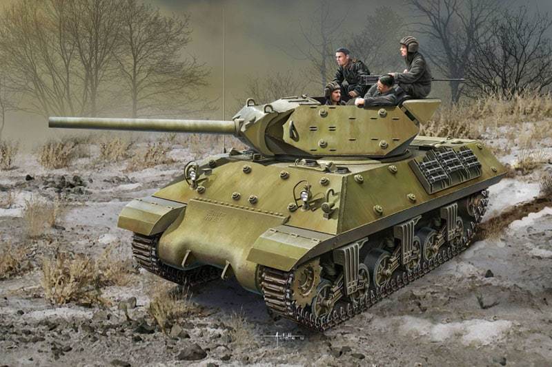 ACA-13521 Academy 1/35 USSR M10 "Lend-Lease" Plastic Model Kit [13521]