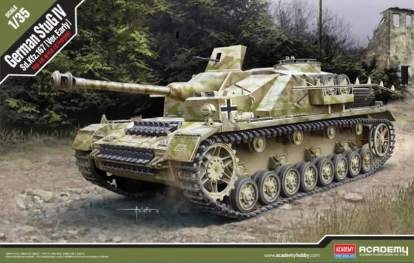 ACA-13522 Academy 1/35 German StuG IV Sd.Kfz.167 "Ver.Early" Plastic Model Kit [13522]