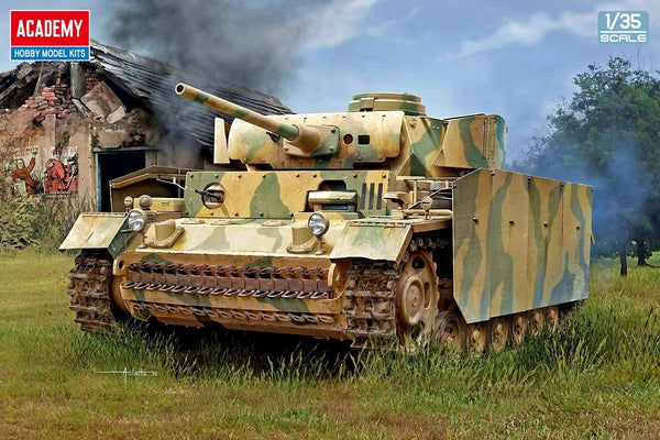 ACA-13545 Academy 1/35 German Panzer III Ausf.L "Battle of Kursk" Plastic Model Kit [13545]