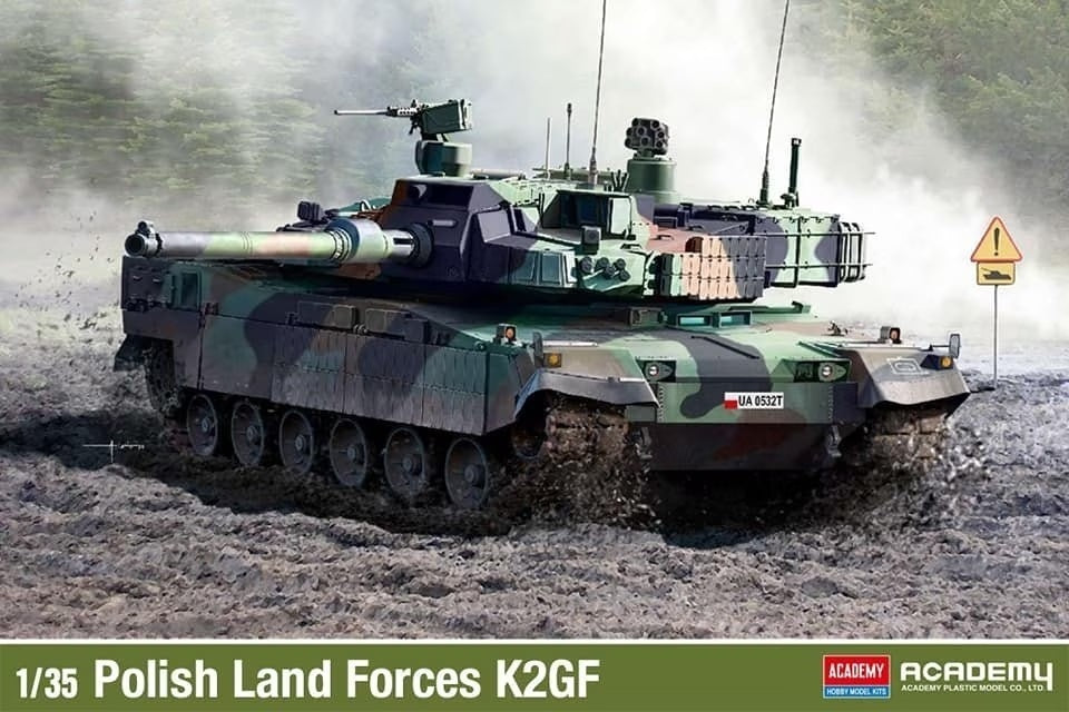 ACA-13560 Academy 1/35 Polish Land Forces K2GF Plastic Model Kit Academy