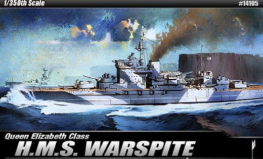 ACA-14105 Academy 1/350 Queen Elizabeth Class "H.M.S.Warspite" Plastic Model Kit [14105] Academy