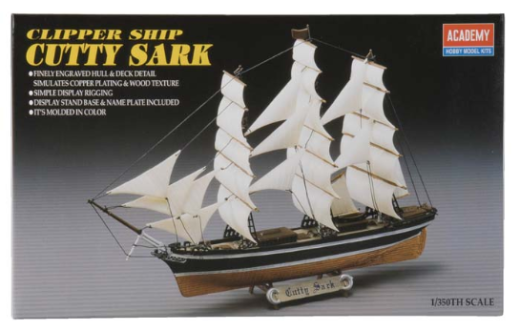 ACA-14110 Academy 1/350 Cuttysark Plastic Model Kit [14110]