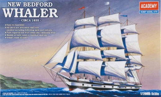 ACA-14204 Academy 1/200 New Bedford Whaler Plastic Model Kit [14204] Academy