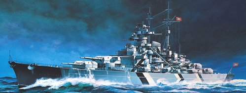 ACA-14219 Academy 1/800 Battleship Tirpitz (Static) Plastic Model Kit [14219]