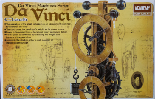 ACA-18150 Academy Davinci Clock Plastic Model Kit [18150] Academy
