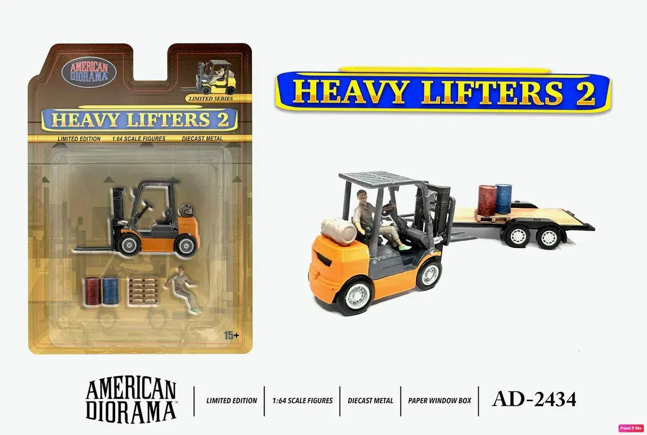 American Diorama 1/64 Heavy Lifters 2 Figure Set