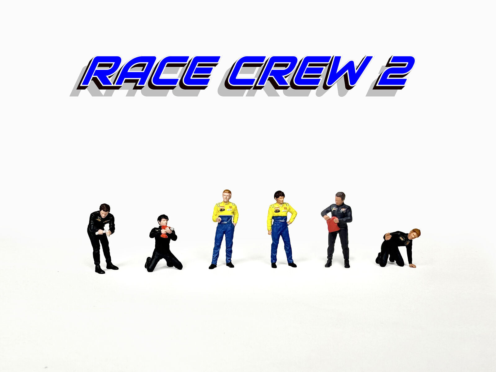 American Diorama 1/64 Race Crew 2 Figure Set