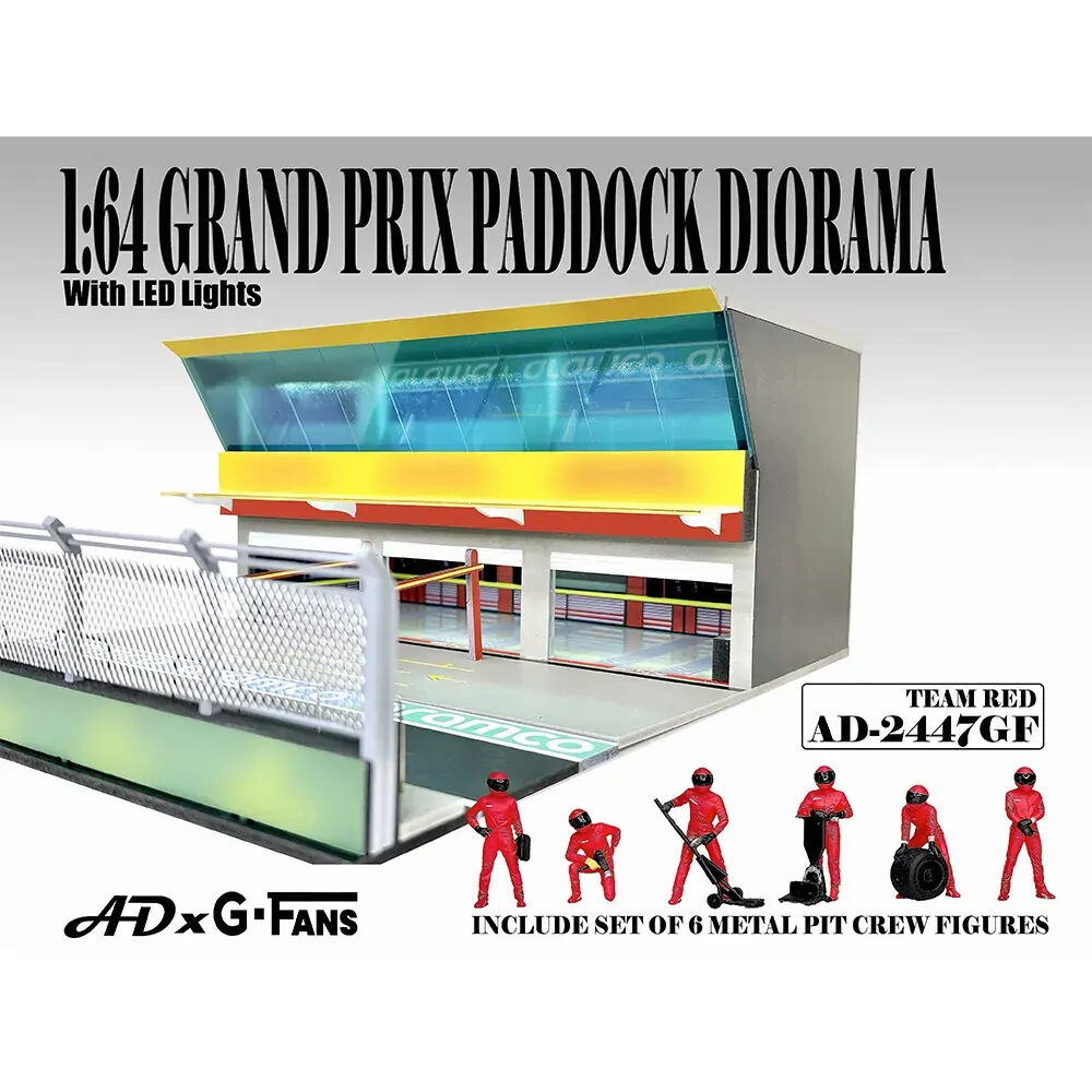 American Diorama 1/64 GP Paddock Diorama - Team Red