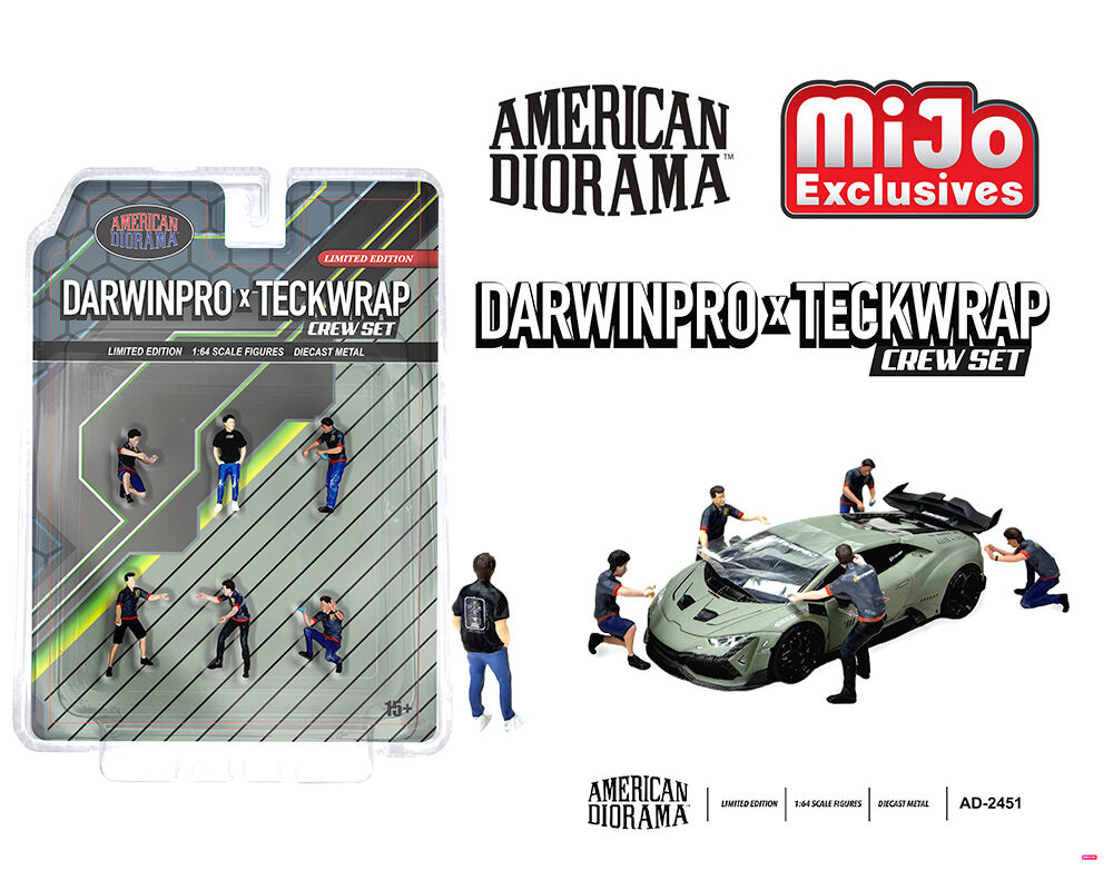 American Diorama 1/64 DarwinPro x Teckwrap Crew Set