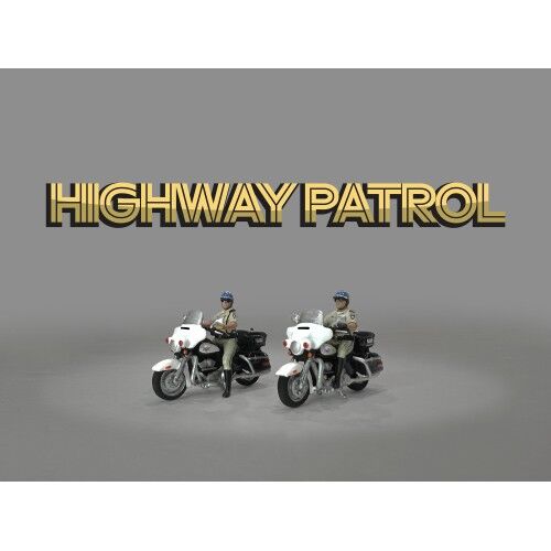 American Diorama 1/64 Highway Patrol Figure Set