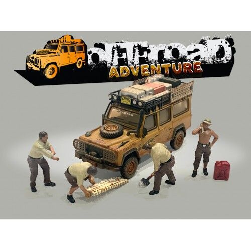 American Diorama 1/64 Off Road Adventure Figure Set
