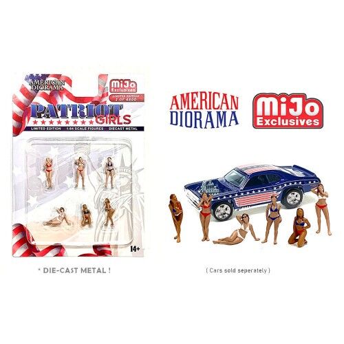 American Diorama 1/64 Patriot Girls Figure Set