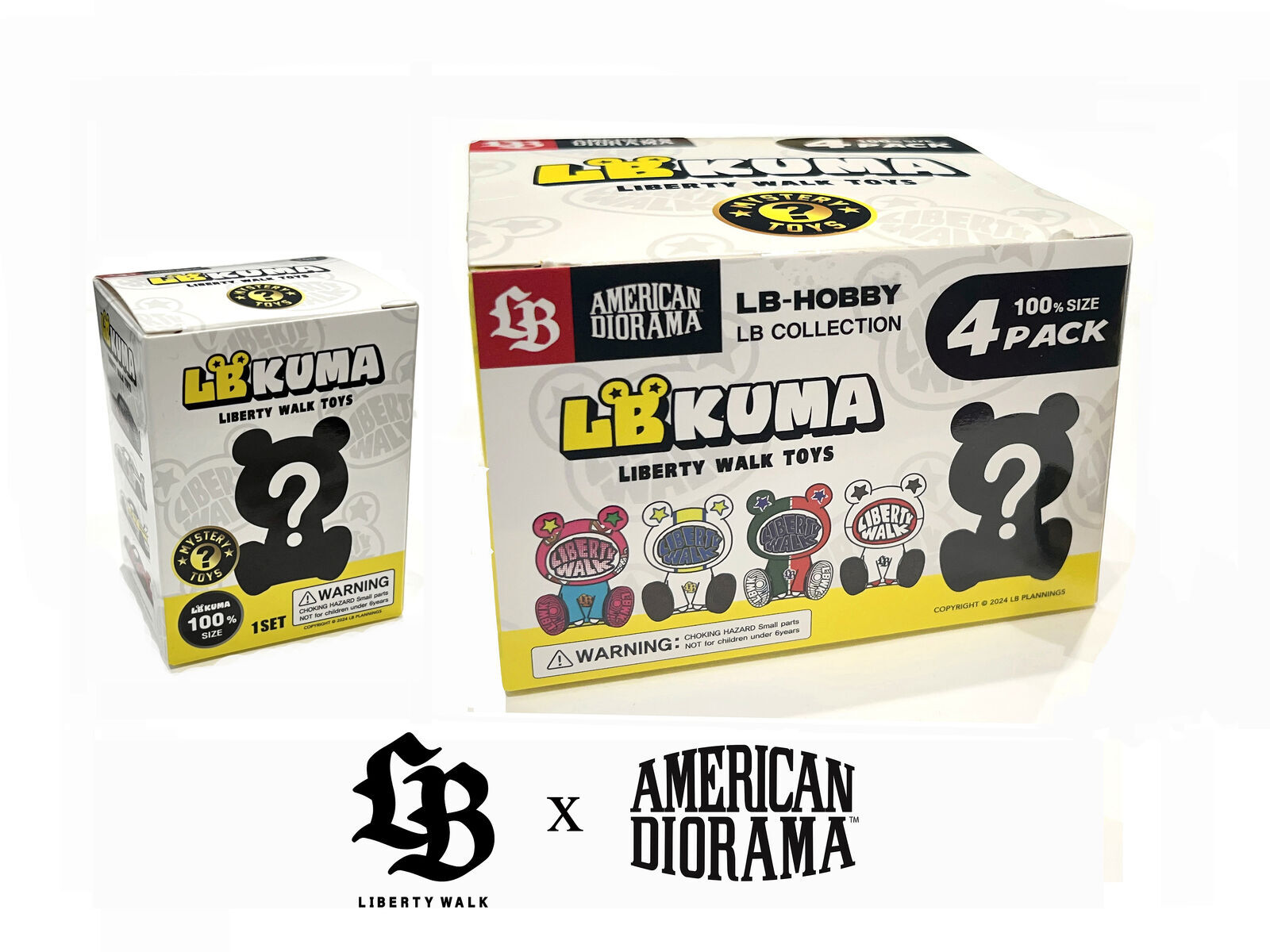 American Diorama x Liberty Walk (LBWK) Kuma Version 1 Blind Box