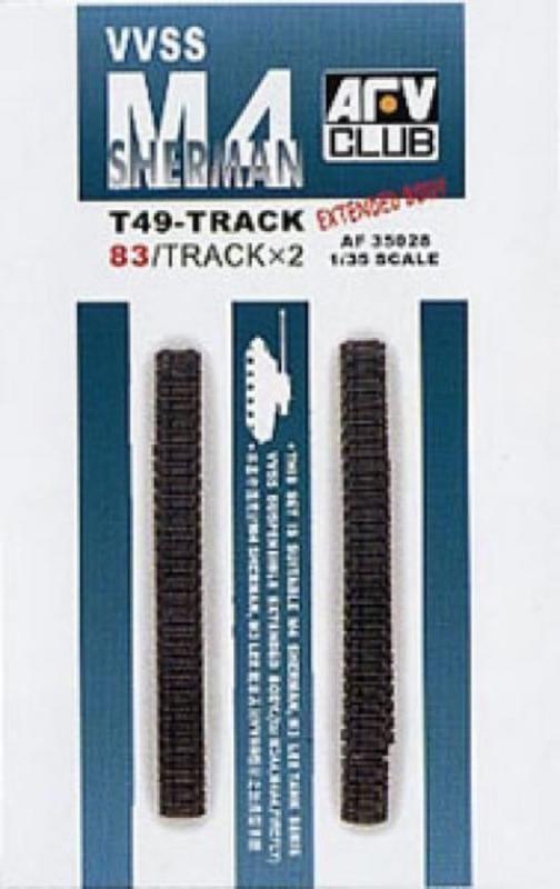 AFV Club AF35028 1/35 M4A4 VVSS T49 Track For M4 (83 Links Type, Conversion Kit)