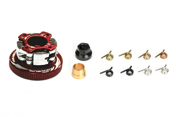 AG21-M086 4 Shoe Clutches Combo Set:4 Shoe Clutches +1.0mm Spring(3 types of Springs)+Clutch Nut+Clutch Spring Bush*4+Clutch Plate+34mmFlywheel(Black) Argus