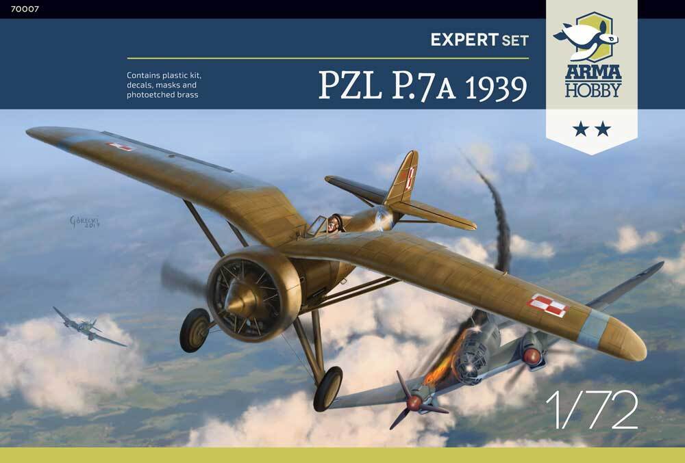 Arma Hobby 1/72 PZL P.7a Expert Set 1939 Plastic Model Kit [70007]