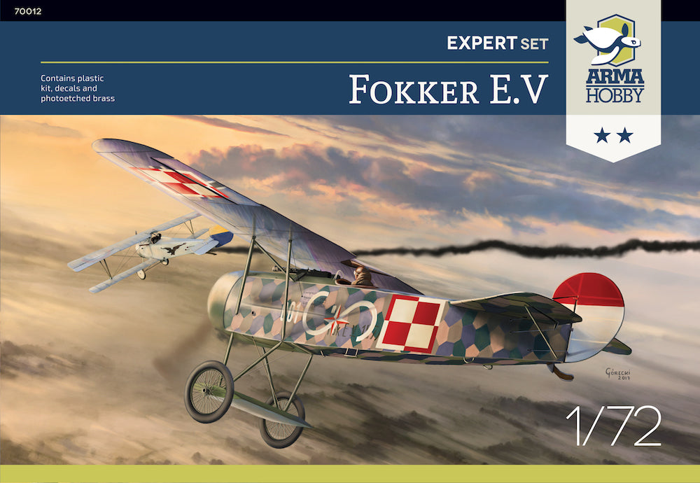Arma Hobby 1/72 Fokker E.V Expert Set Plastic Model Kit [70012]