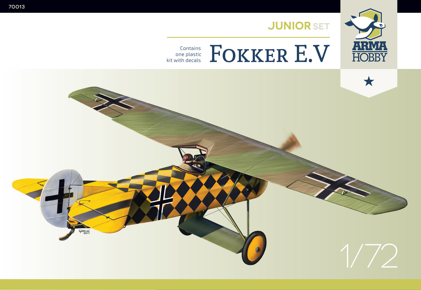 Arma Hobby 1/72 Fokker E.V Junior set Plastic Model Kit [70013]