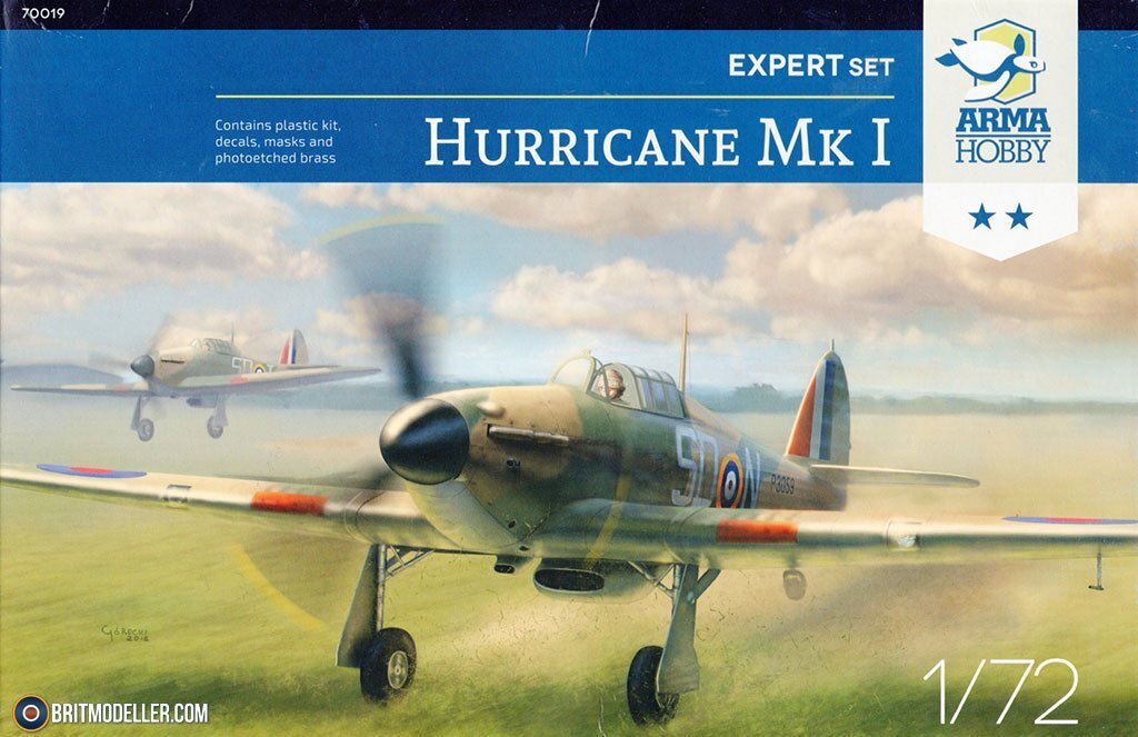 Arma Hobby 1/72 Hurricane Mk I Expert Set Plastic Model Kit [70019]