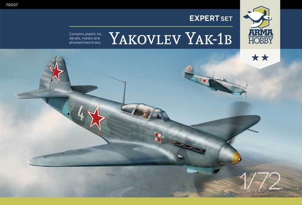 Arma Hobby 1/72 Yakovlev Yak-1b Expert Set Plastic Model Kit [70027]